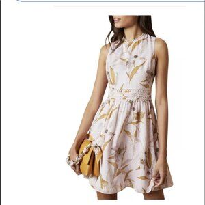NWT Ted Baker London Rontie Cabana Floral Skater Dress Size 3(US 8)